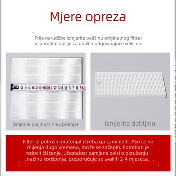 Zamjenski papir filtra za usisivač prašine noktiju – za glatku obradu i čišćenje noktiju, OEM, opća uporaba