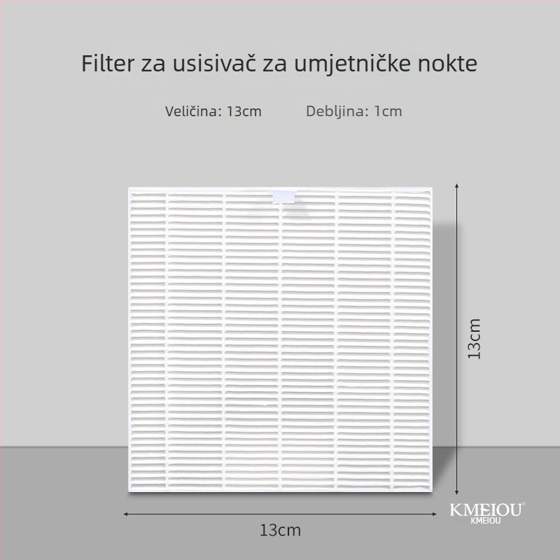 Zamjenski papir filtra za usisivač prašine noktiju – za glatku obradu i čišćenje noktiju, OEM, opća uporaba