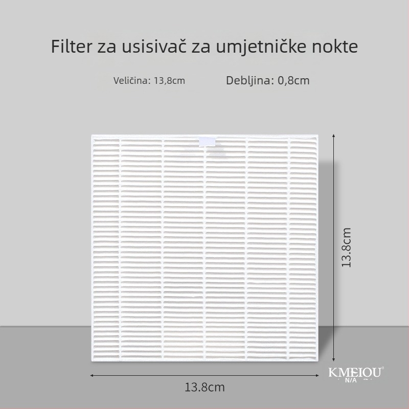 Zamjenski papir filtra za usisivač prašine noktiju – za glatku obradu i čišćenje noktiju, OEM, opća uporaba