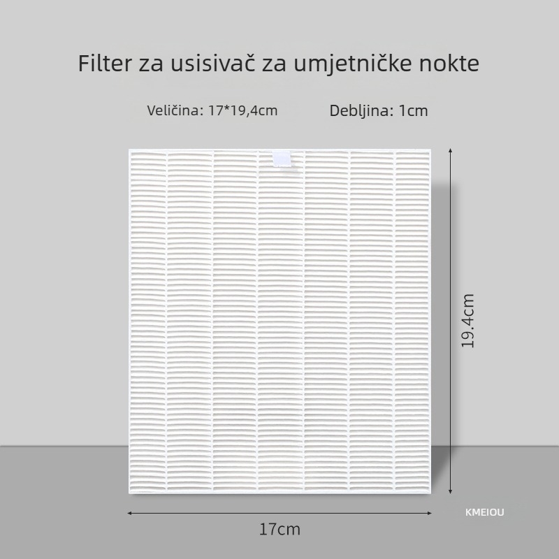 Zamjenski papir filtra za usisivač prašine noktiju – za glatku obradu i čišćenje noktiju, OEM, opća uporaba