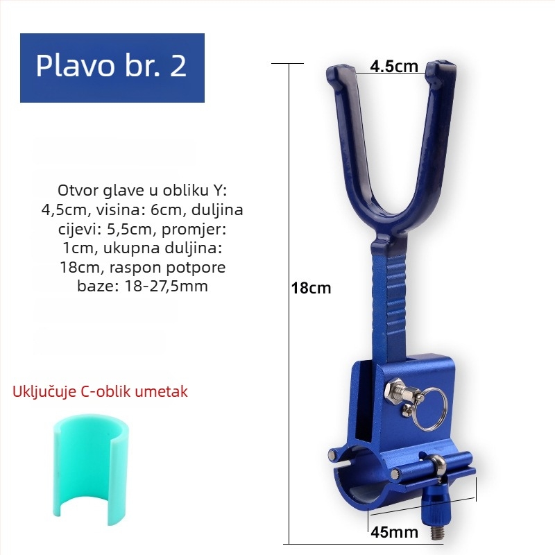 Držač za velike predmete – višesmjerna rotacija, sklopiv, karbonsko vlakno, dvostruka namjena