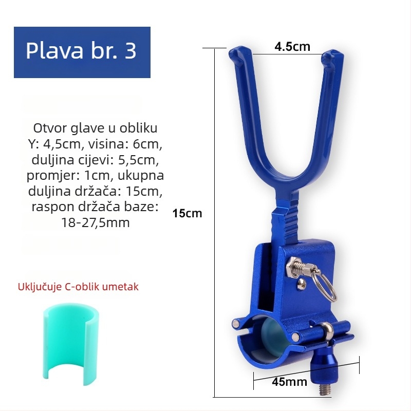 Držač za velike predmete – višesmjerna rotacija, sklopiv, karbonsko vlakno, dvostruka namjena
