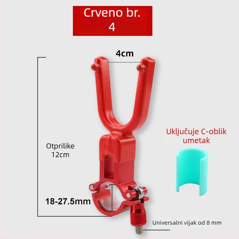 Držač za velike predmete – višesmjerna rotacija, sklopiv, karbonsko vlakno, dvostruka namjena