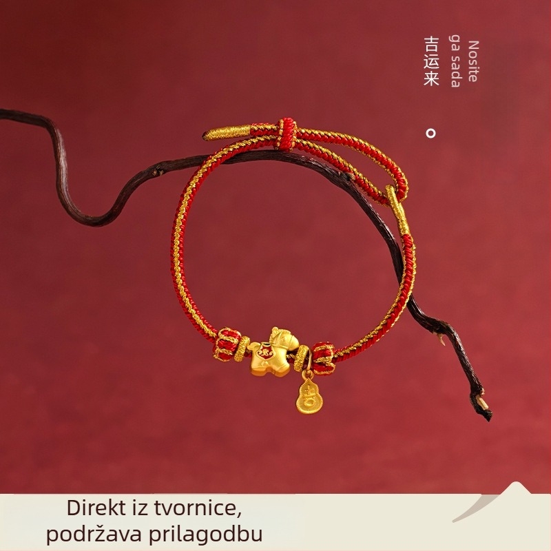 Etno stil unisex narukvica od užeta, izvezeni vez, porijeklo Yiwu, ovlaštena privatna marka Fei Yi, veleprodajno pakiranje, zimsko izdanje 2025