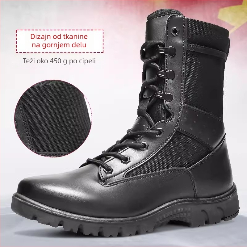 Taktične visoke čizme za outdoor, vodootporne i prozračne, otporne na habanje, EVA potplat i gornji dio od super vlakna, vojne čizme visokog profila