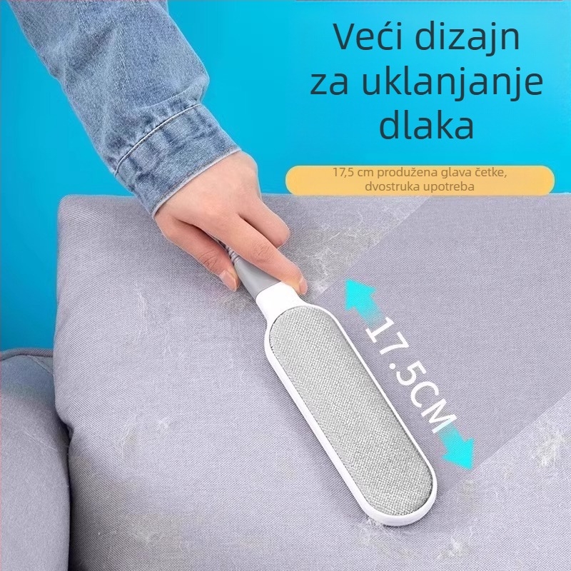 Elektrostatna četka za uklanjanje vlasova i mačjih dlaka sa vunenih kaputa i odjeće