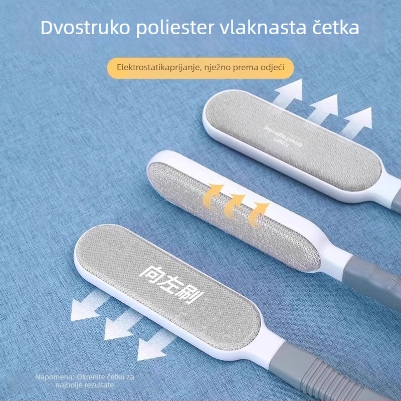 Elektrostatna četka za uklanjanje vlasova i mačjih dlaka sa vunenih kaputa i odjeće