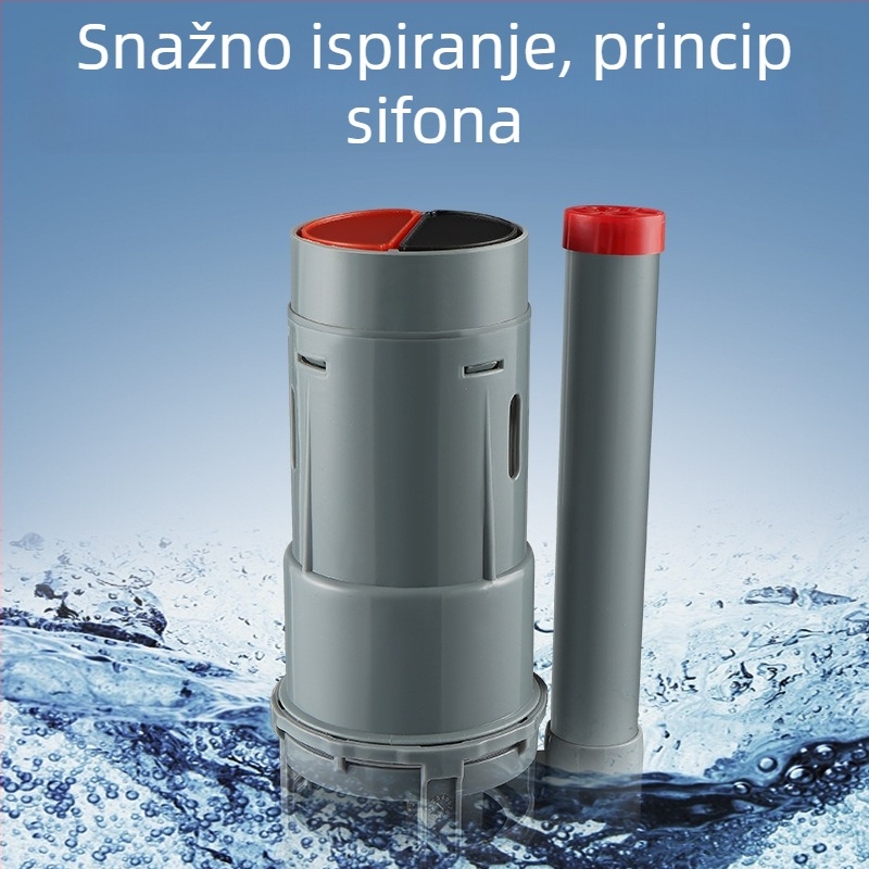 Set tipki za ispiranje WC-a — ABS, injekcijsko prešivanje, univerzalni ulazni i odvodni ventili spremnika vode, pritisk, brenda Three penguins, podrijetlo Shandong
