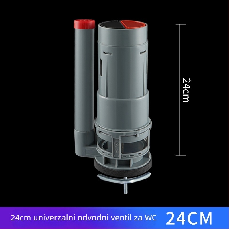 Set tipki za ispiranje WC-a — ABS, injekcijsko prešivanje, univerzalni ulazni i odvodni ventili spremnika vode, pritisk, brenda Three penguins, podrijetlo Shandong
