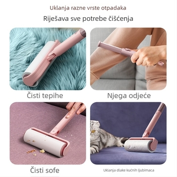 WOWEI plastična rola za uklanjanje dlaka – stil Light Luxury, ljepliva rola za dlake