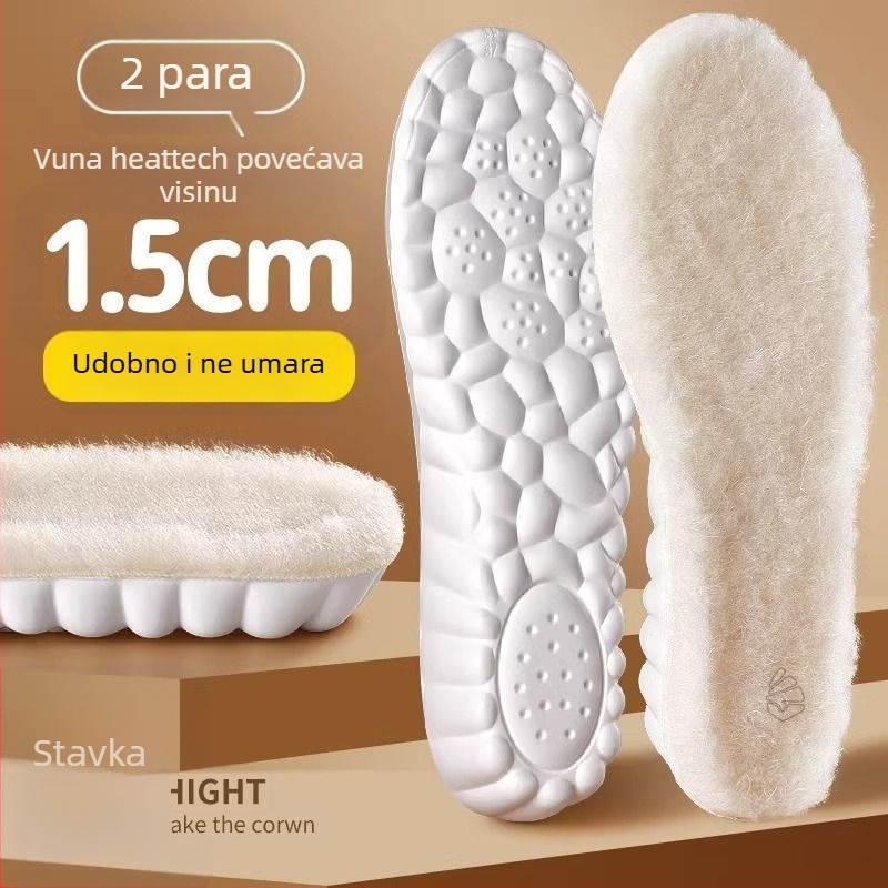 PU materijal sisetallad za cipele, zimska upotreba, pogodne za platnene cipele, povećavaju visinu