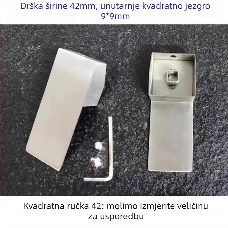Kuhinjski slavine prekidač s ručkom – nehrđajući čelik, miješanje tople i hladne vode, višenamjenski upravljanje, moderan minimalistički stil