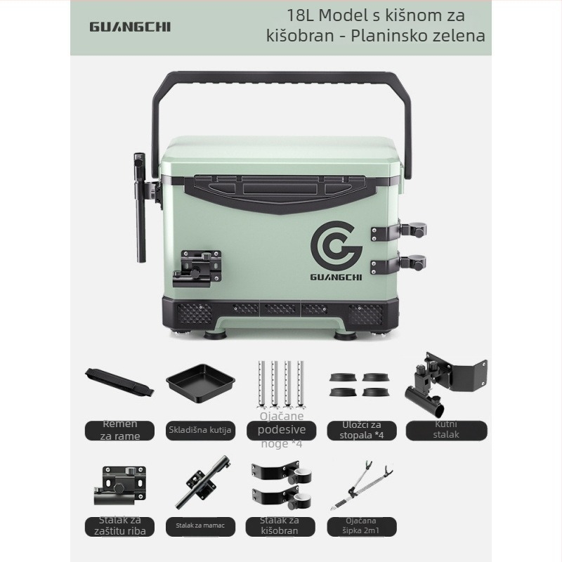 Kutija za ribolov – materijal svila – kapacitet ispod 9