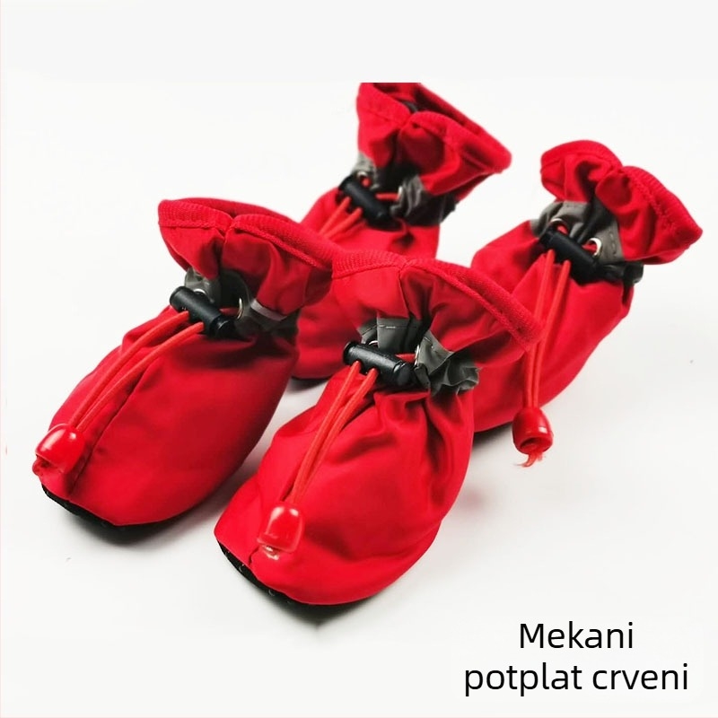 Meke vodootporne protuklizne cipele za male pse, sa sigurnim pristajanjem
