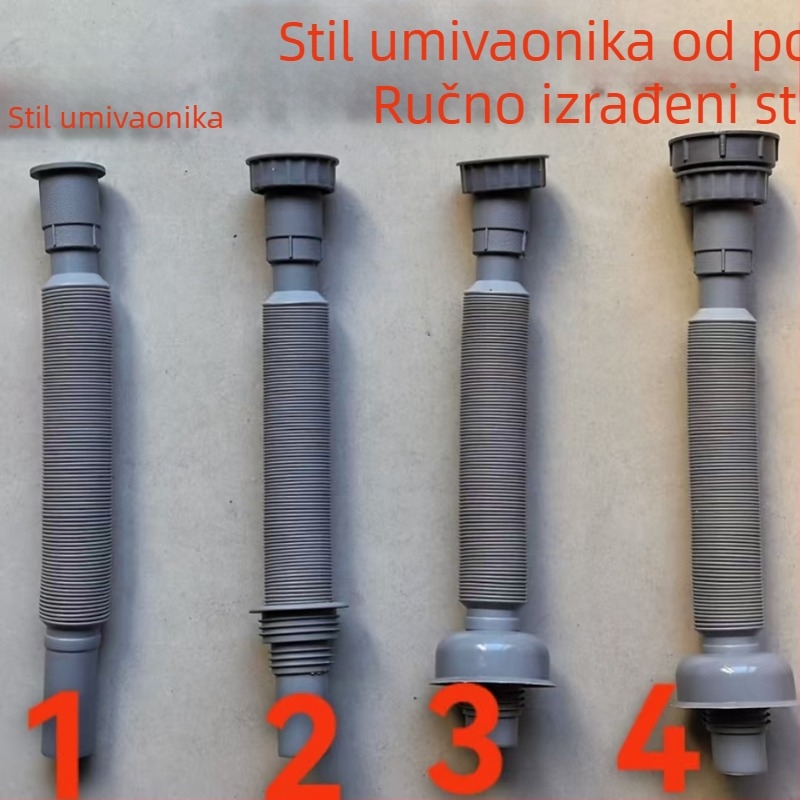Kuhinjski odvodni spojni elementi, PP, izravna ugradnja, protiv mirisa, protiv korozije, protiv povratnog toka vode