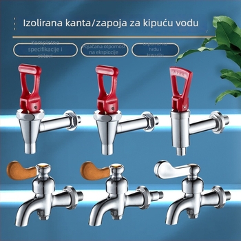 Kuhinjski vodovod s keramičkim kartridžom, bakreni materijal, model KSQXLT, fiksna ugradnja, jednoromska konstrukcija