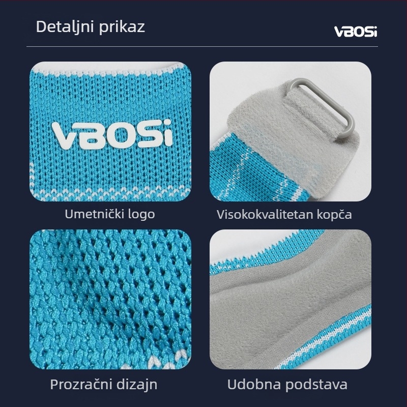 Sportski štitnici za koljena od poliestera, prozračni, univerzalna prilagodljivost, pogodni za trčanje, košarku i biciklizam