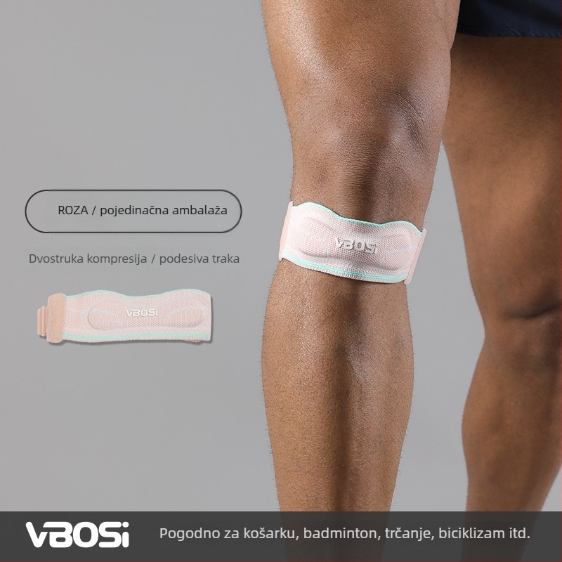 Sportski štitnici za koljena od poliestera, prozračni, univerzalna prilagodljivost, pogodni za trčanje, košarku i biciklizam