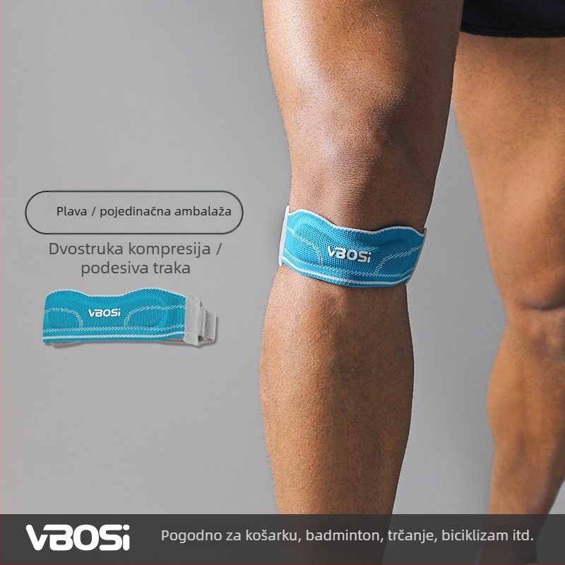 Sportski štitnici za koljena od poliestera, prozračni, univerzalna prilagodljivost, pogodni za trčanje, košarku i biciklizam