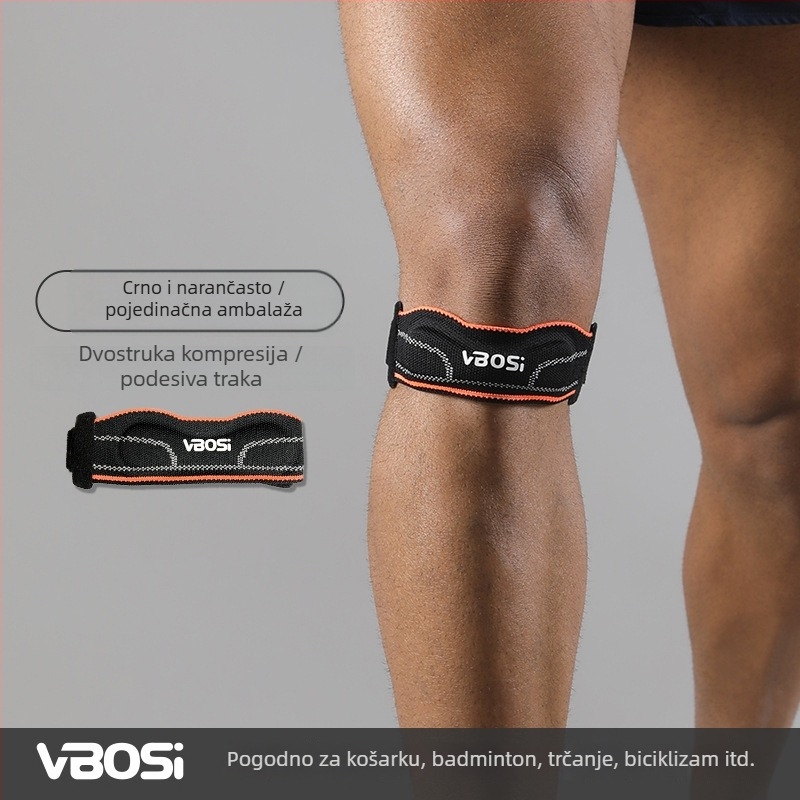 Sportski štitnici za koljena od poliestera, prozračni, univerzalna prilagodljivost, pogodni za trčanje, košarku i biciklizam