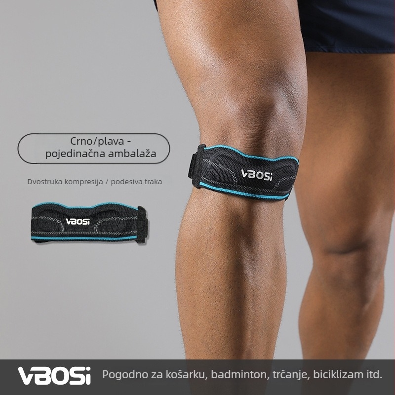 Sportski štitnici za koljena od poliestera, prozračni, univerzalna prilagodljivost, pogodni za trčanje, košarku i biciklizam