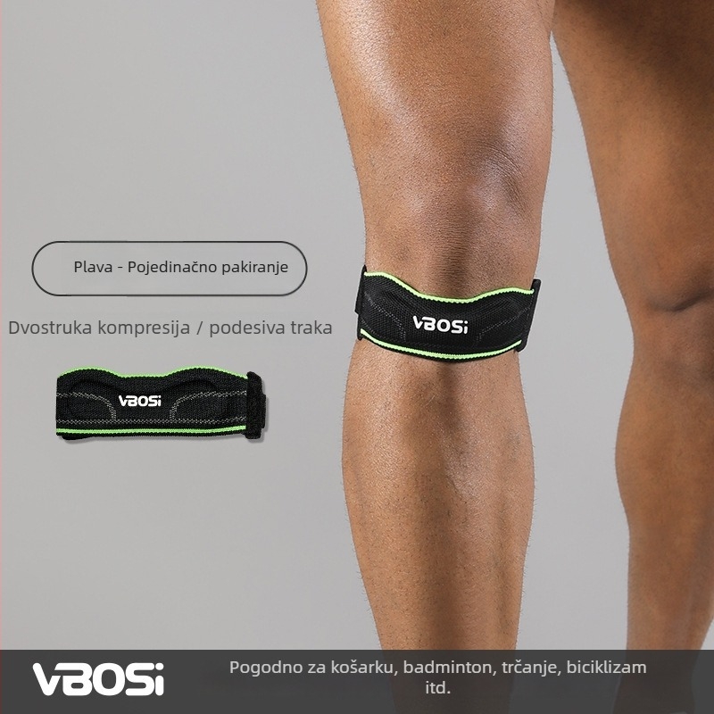 Sportski štitnici za koljena od poliestera, prozračni, univerzalna prilagodljivost, pogodni za trčanje, košarku i biciklizam