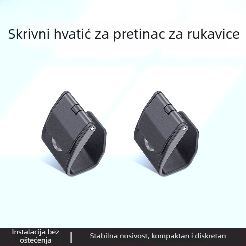 Kuka za pretinice za rukavice Tesla Model Y2/YL – ABS materijal, snap-on ugradnja, za središnju konzolu