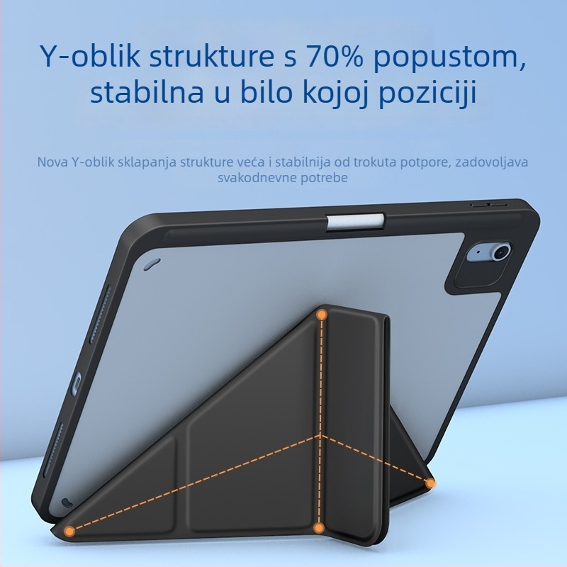 Zaštitna futrola za iPad, akril, dvodijelna, poslovnog stila, podržava način spavanja, otpornost na pad, kompatibilno s Apple iPad A16 čipom