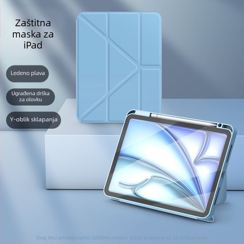 Zaštitna futrola za iPad, akril, dvodijelna, poslovnog stila, podržava način spavanja, otpornost na pad, kompatibilno s Apple iPad A16 čipom