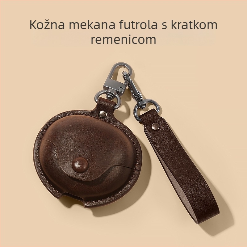 Zaštitno kućište za Huawei FreeClip2 bežične slušalice s klipsom za uho, umjetna koža, ručna izrada, mat završnica, crtani stil