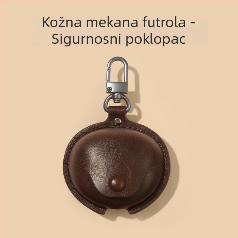 Zaštitno kućište za Huawei FreeClip2 bežične slušalice s klipsom za uho, umjetna koža, ručna izrada, mat završnica, crtani stil