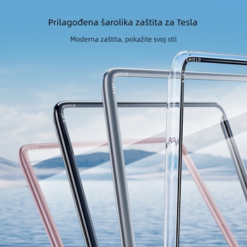 Zaslon zaštitnik od kaljenog stakla za Tesla Model 3/Y središn ju konzolu; prilagodljivo; ispis logotipa moguć