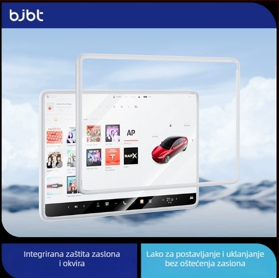 Zaslon zaštitnik od kaljenog stakla za Tesla Model 3/Y središn ju konzolu; prilagodljivo; ispis logotipa moguć