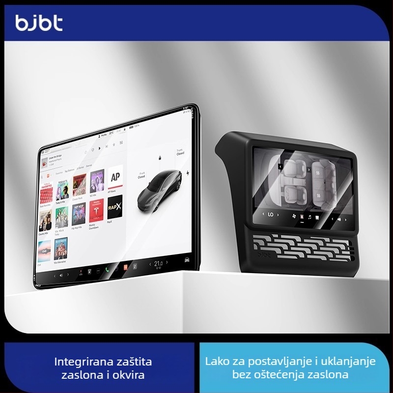 Zaslon zaštitnik od kaljenog stakla za Tesla Model 3/Y središn ju konzolu; prilagodljivo; ispis logotipa moguć