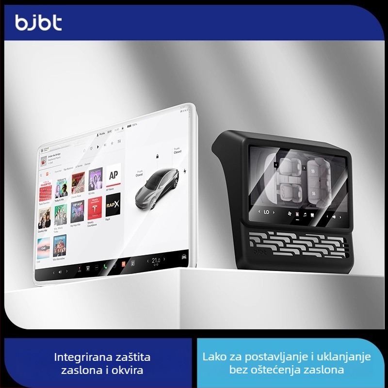 Zaslon zaštitnik od kaljenog stakla za Tesla Model 3/Y središn ju konzolu; prilagodljivo; ispis logotipa moguć