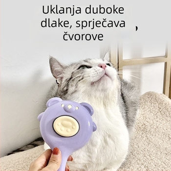 Četka za uklanjanje dlaka mačaka i psa — jednom kliku uklanjanje dlaka, masažni alat, PP materijal, Značka Awesome