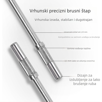 Mala glava za brušenje s abrazivnim prstenom za uklanjanje gel laka i mrtve kože, dodatak za manikuru