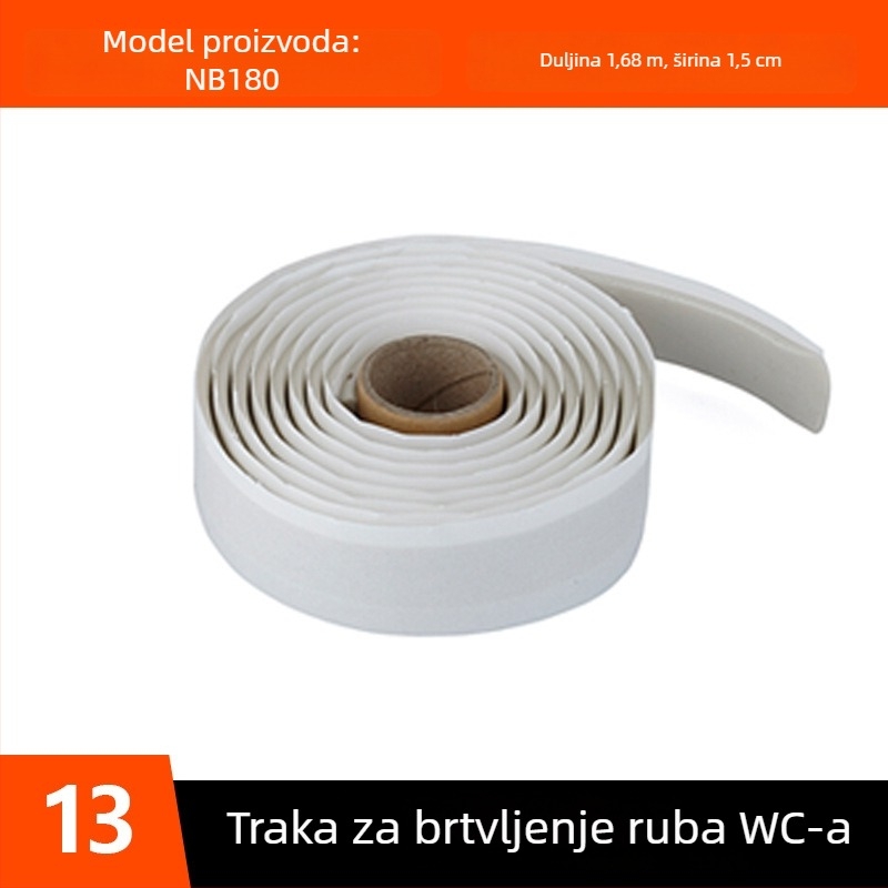 ABS materijal, brtveni prsten za kloznu flanšu, protiv mirisa, univerzalno debeli brtveni prsten za WC
