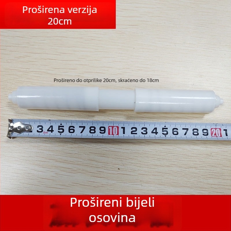 Držač papirnatog toaletnog papira za kupaonicu s ugrađenim dizajnom, PP materijal, moderni minimalistički stil