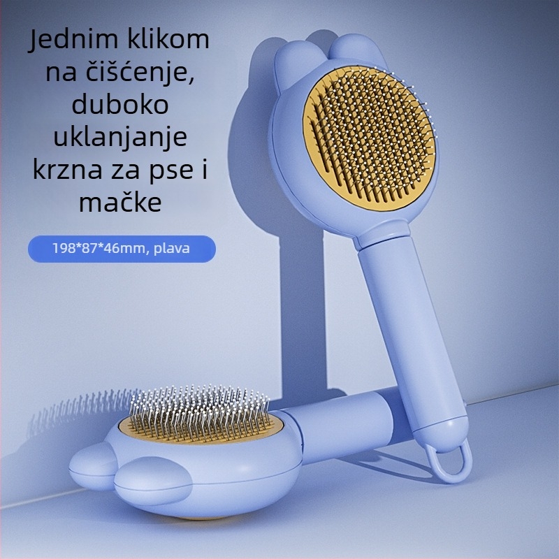 Četka za uklanjanje dlaka mačaka i psa, Simple Image, PP materijal, model 65988JX, univerzalna upotreba