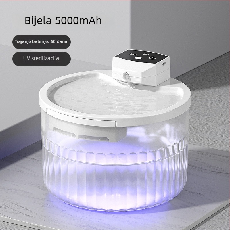 Inteligentna automatska hranilica za kućne ljubimce s upravljanjem putem aplikacije, vremensko doziranje porcija, kamera, odvojiva dizajn za mačke i pse