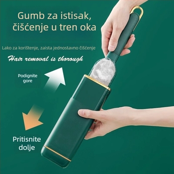 Elektrostatska četka za uklanjanje dlaka s poklopcem — plastična, moderni minimalistički stil, lansiranje proljeće 2021, za odjeću, posteljinu i dlake kućnih ljubimaca