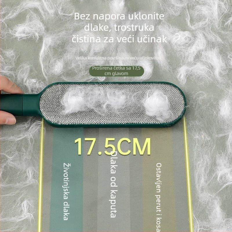 Elektrostatska četka za uklanjanje dlaka s poklopcem — plastična, moderni minimalistički stil, lansiranje proljeće 2021, za odjeću, posteljinu i dlake kućnih ljubimaca