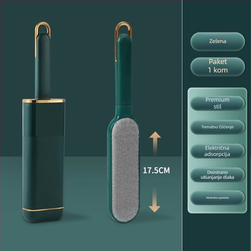 Elektrostatska četka za uklanjanje dlaka s poklopcem — plastična, moderni minimalistički stil, lansiranje proljeće 2021, za odjeću, posteljinu i dlake kućnih ljubimaca