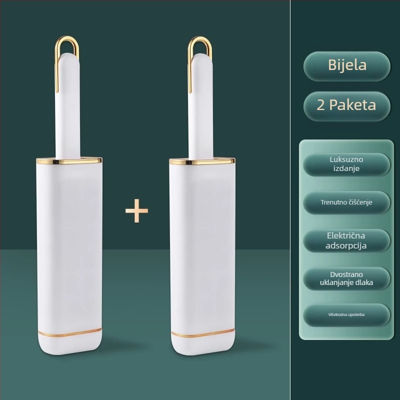 Elektrostatska četka za uklanjanje dlaka s poklopcem — plastična, moderni minimalistički stil, lansiranje proljeće 2021, za odjeću, posteljinu i dlake kućnih ljubimaca