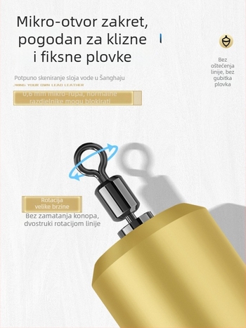 Olovna plutna sjedalica s integriranim dizajnom mikro rupa, graduirana skala, brza rotacija za brzo povlačenje