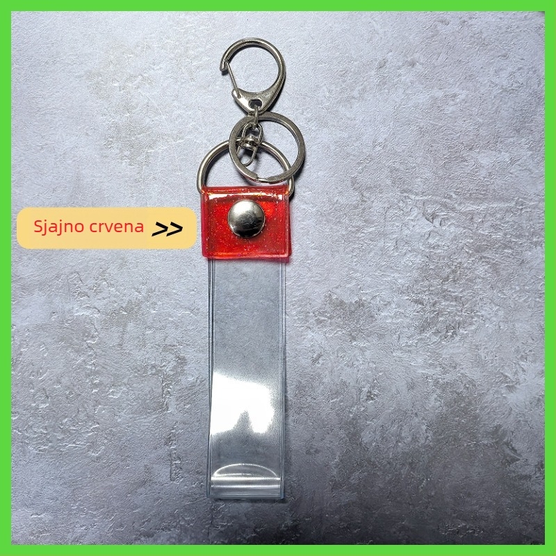 PVC set za pohranu koncertnih traka – plastični zaštitni kućište za fanovske suvenire i privjesak za ključeve, s mogućnošću prilagodbe