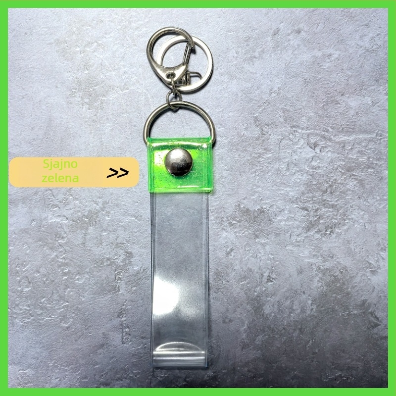 PVC set za pohranu koncertnih traka – plastični zaštitni kućište za fanovske suvenire i privjesak za ključeve, s mogućnošću prilagodbe