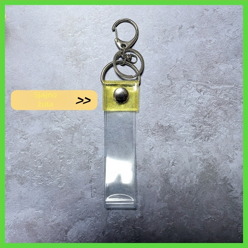 PVC set za pohranu koncertnih traka – plastični zaštitni kućište za fanovske suvenire i privjesak za ključeve, s mogućnošću prilagodbe