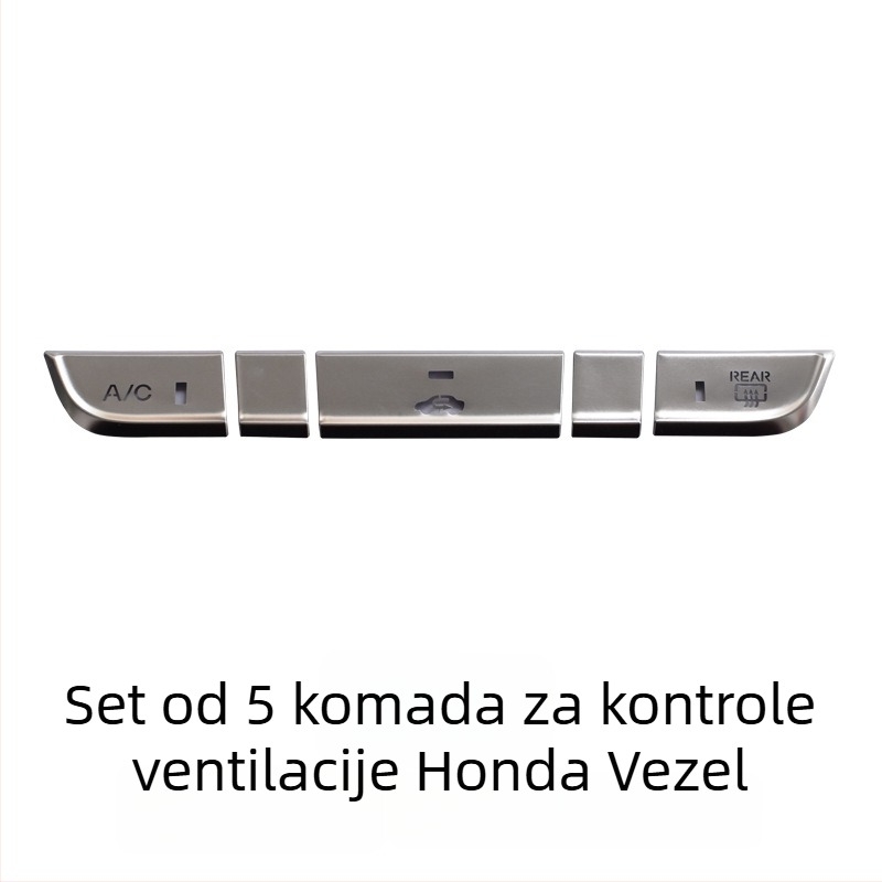 Aluminijski zaštitni poklopac za gumb elektroničke parkirne kočnice za Honda Binzhi XRV – prilagodljiva obrada, bez logotipa